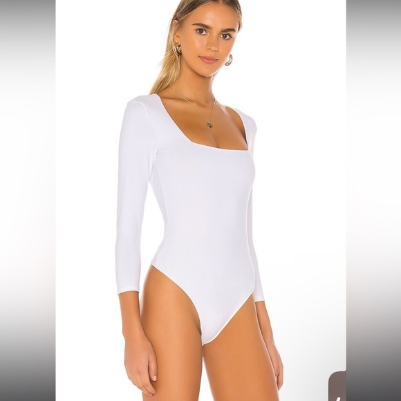 Free People Truth or Square Bodysuit White Size XS NWT - Picture 4 of 6